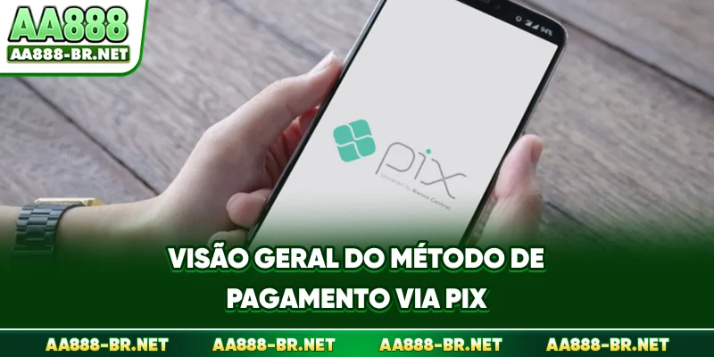 Visão geral do método de pagamento via Pix AA888