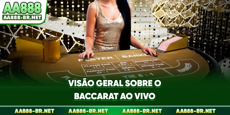 Visão geral sobre o Baccarat ao vivo AA888